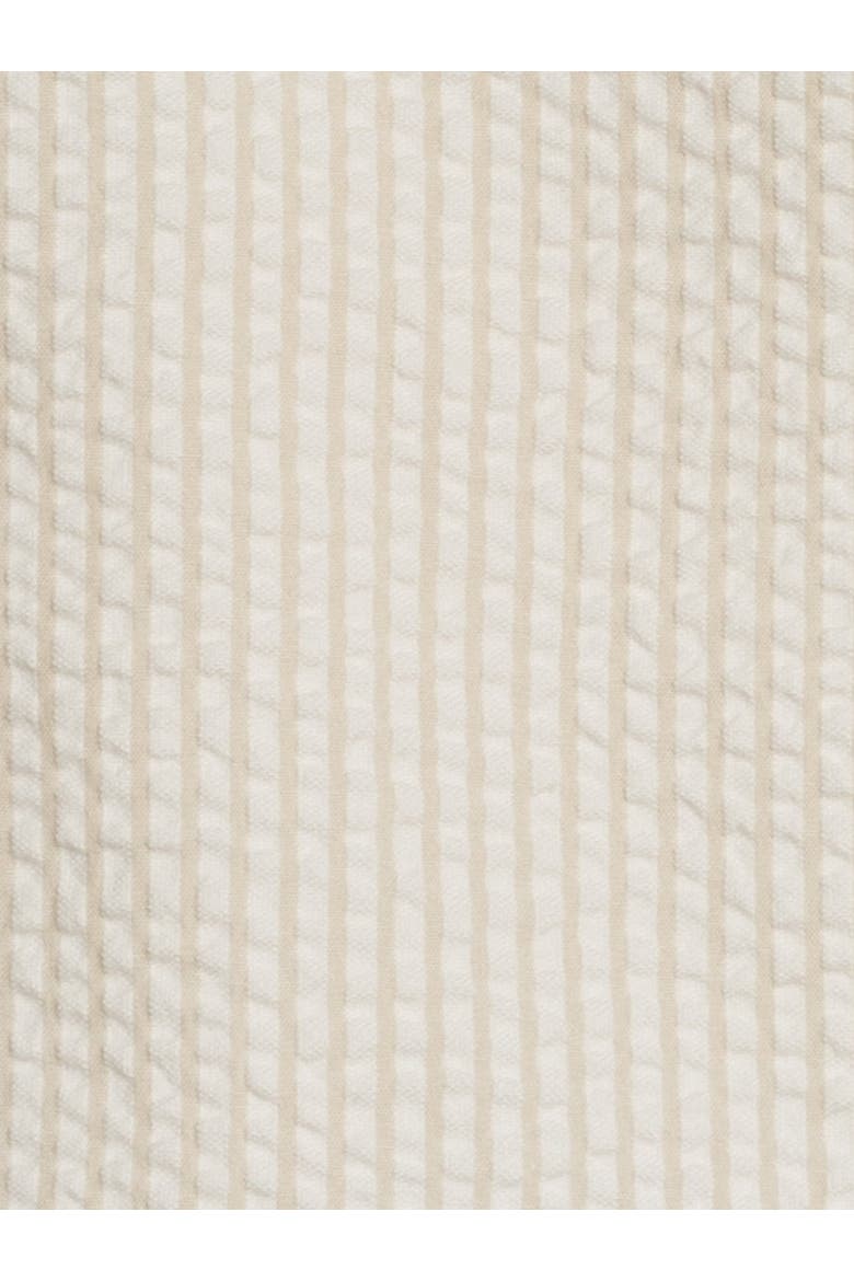 Organic Landon Seesucker Button Down, Alternate, color, Dune Stripe