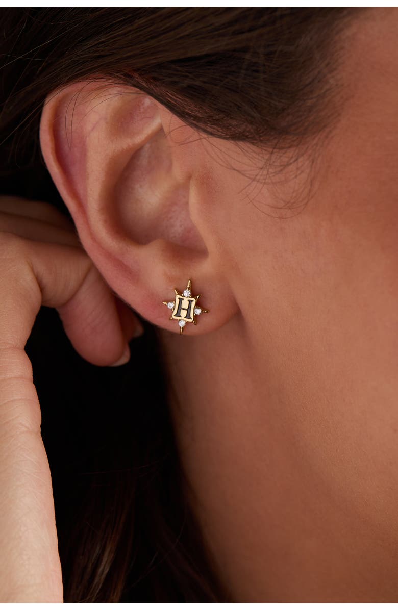 Alex and Ani Harry Potter Hogwarts & Sorting Hat Earring set of 2, Alternate, color, Gold