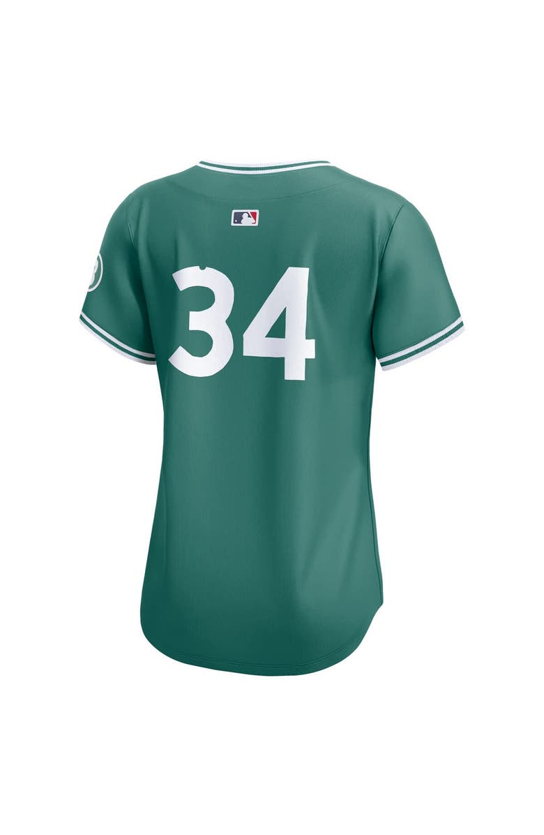 Nike Women's Nike David Ortiz Green Boston Red Sox 2025 City Connect Limited Retired Player Jersey, Alternate, color, Green