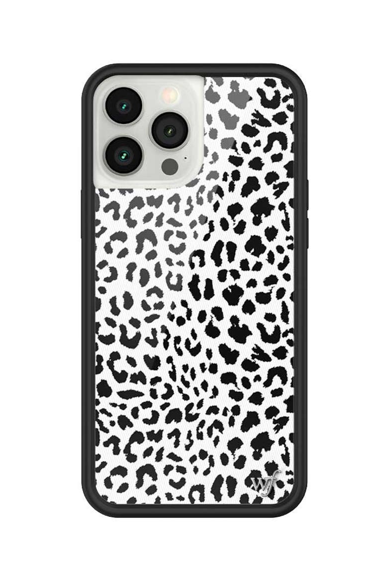 Meow | Snow iPhone Case, Alternate, color, White