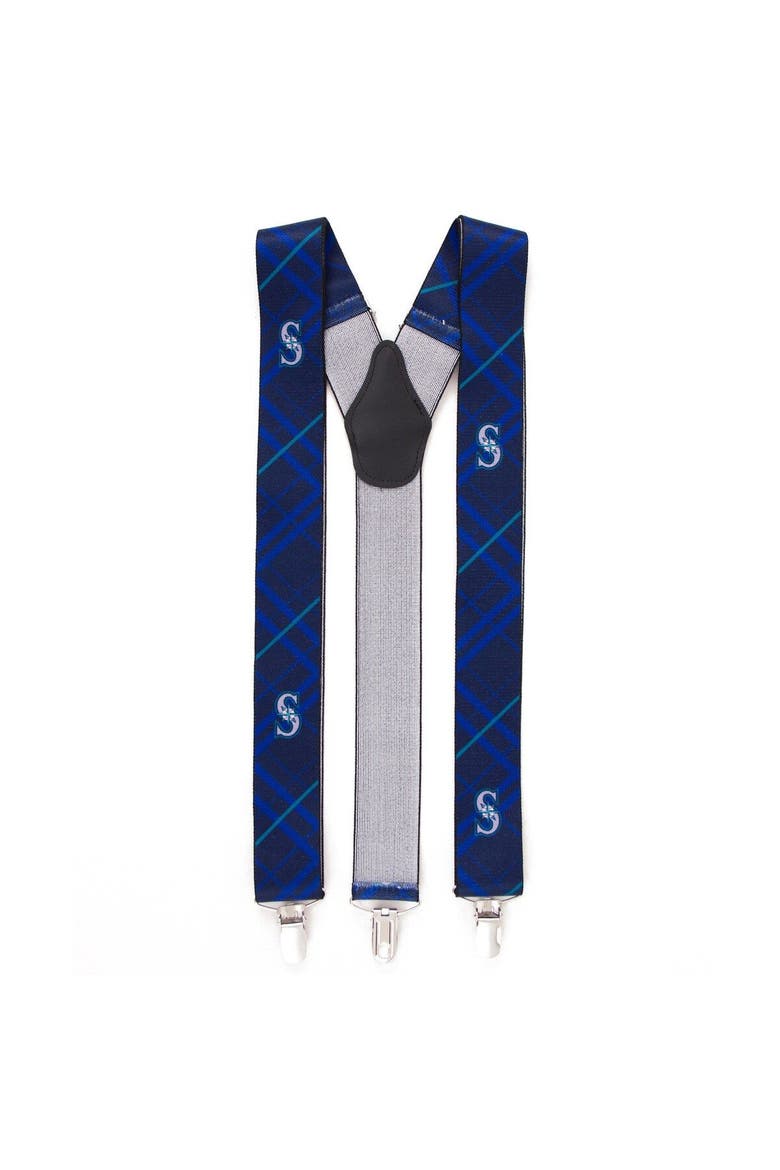 Men's Blue Seattle Mariners Suspenders, Main, color, Blue