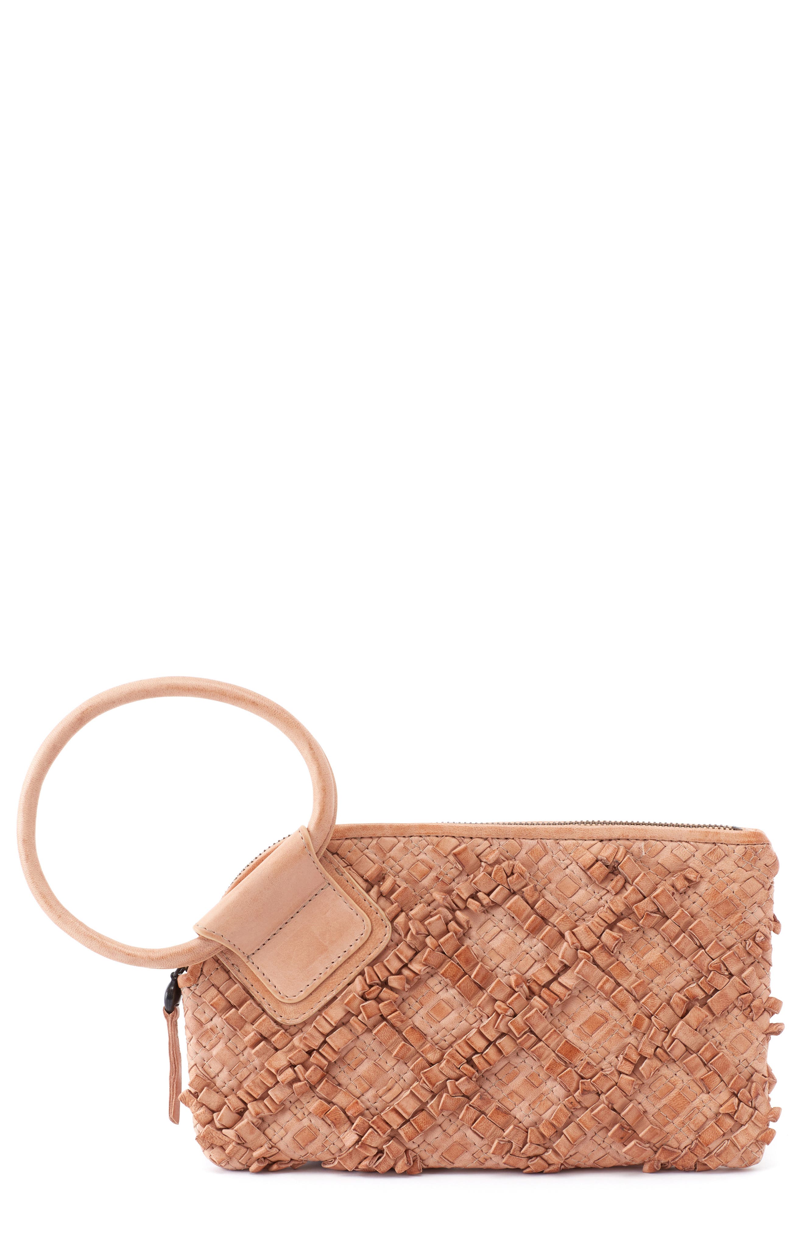 HOBO Sable Leather Clutch, Main, color, 