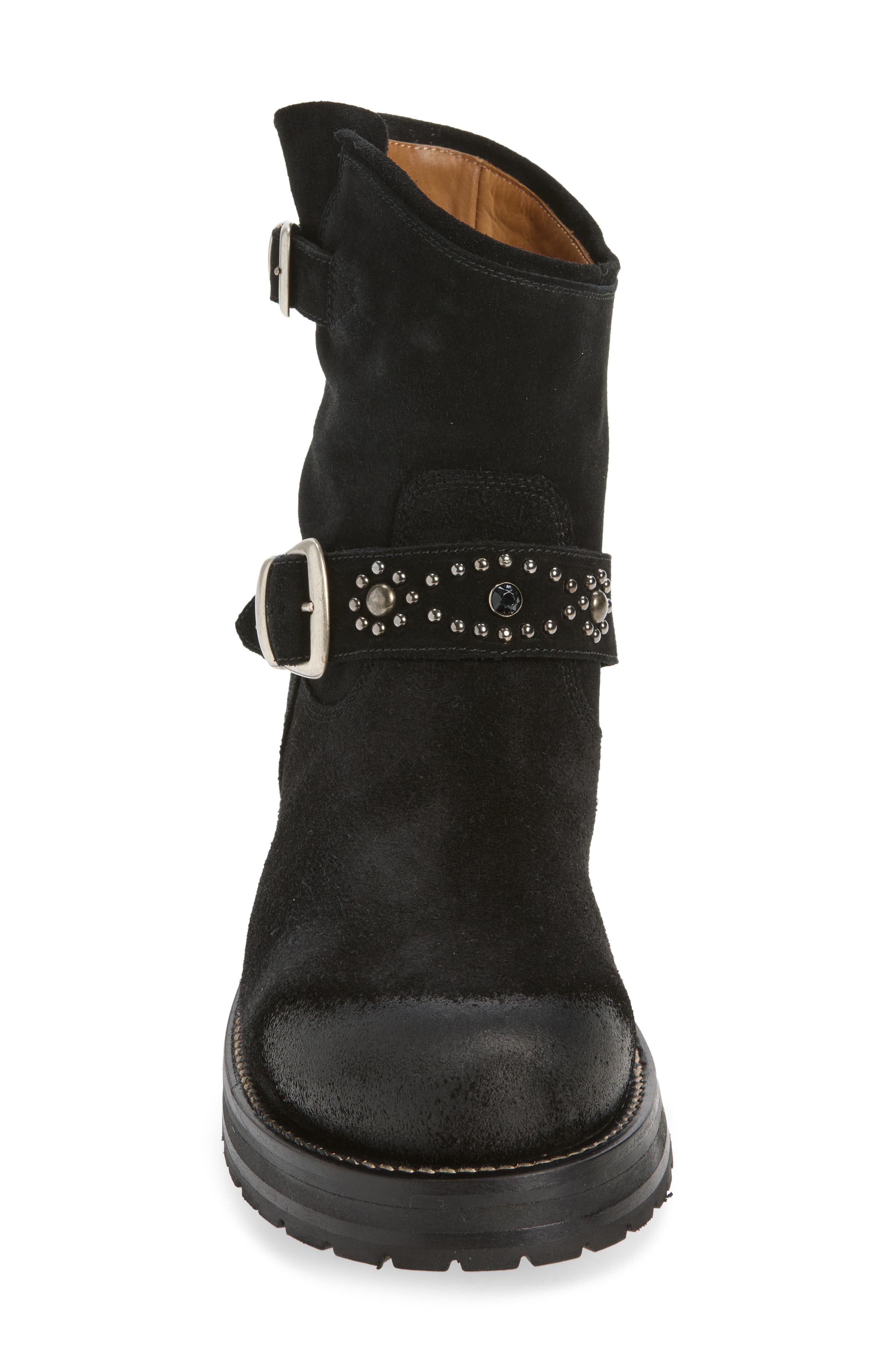 8-Inch Rider Boot, Alternate, color, BLACK SUEDE