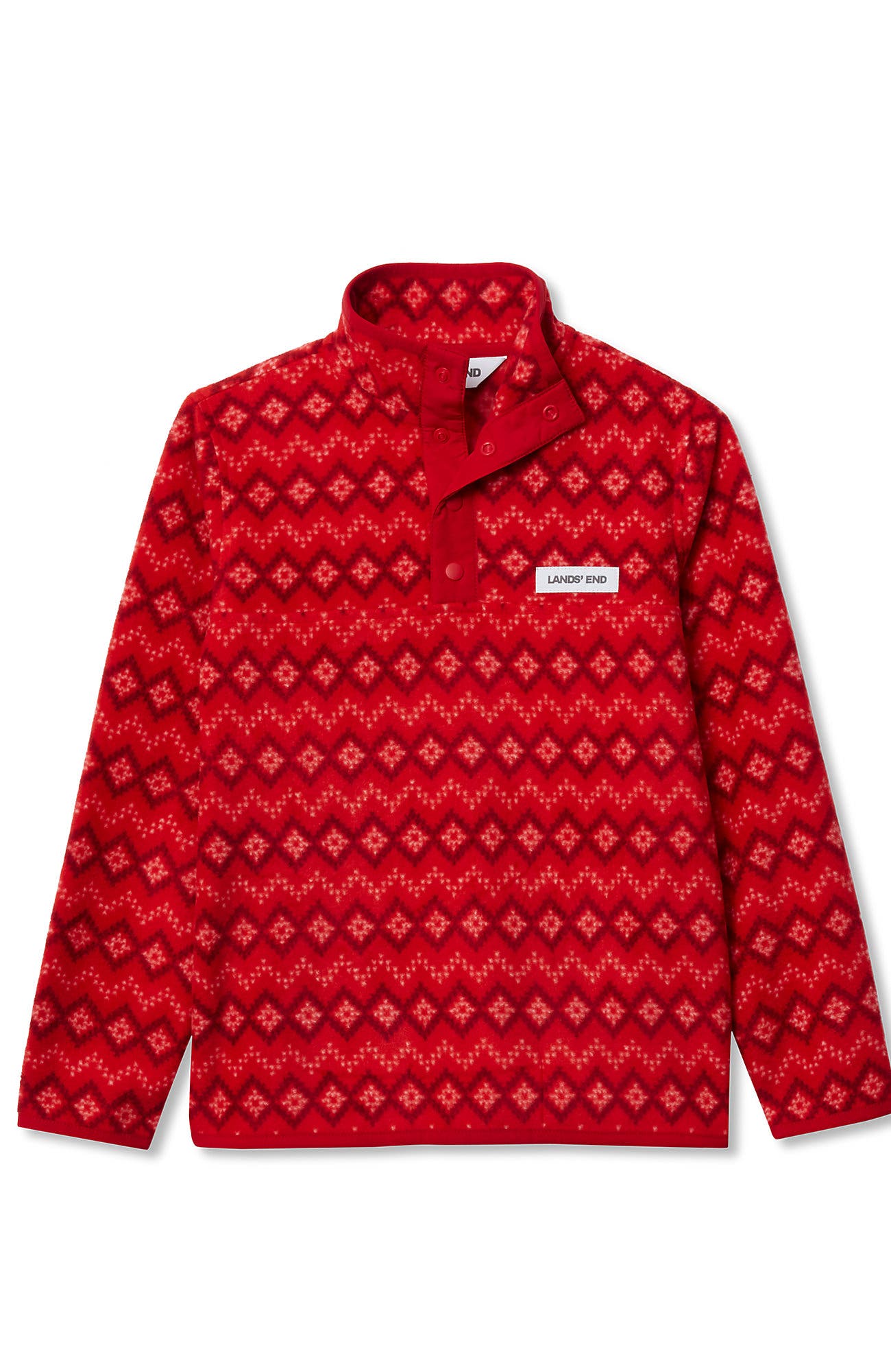 Apple Red Fairisle