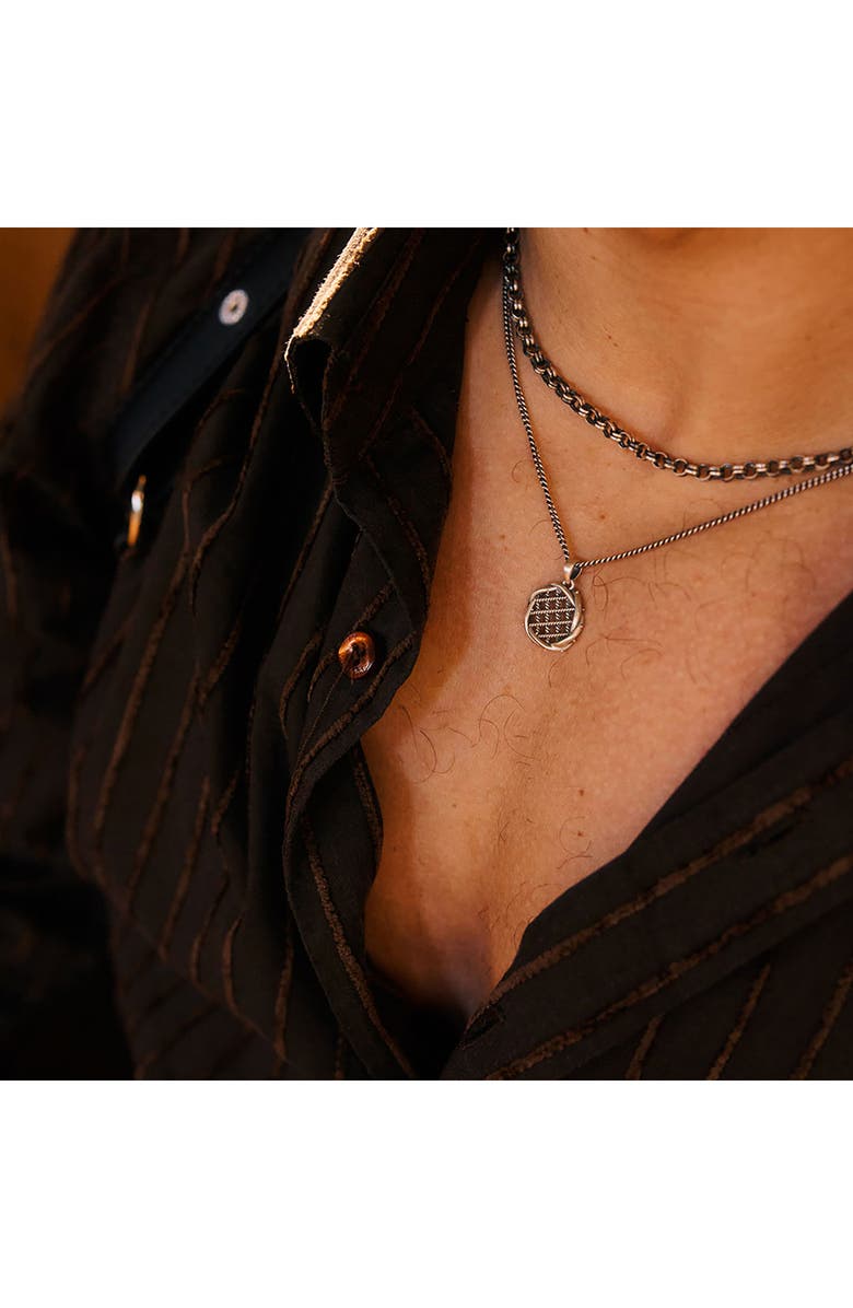 Serge DeNimes Men's Silver Maille Chain Necklace, Alternate, color, 