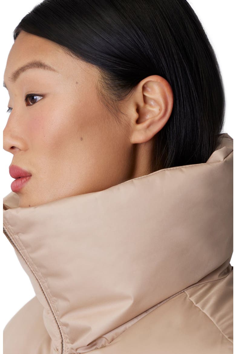 GISELE LONG | Down Puffer Jacket, Alternate, color, Sand Beige