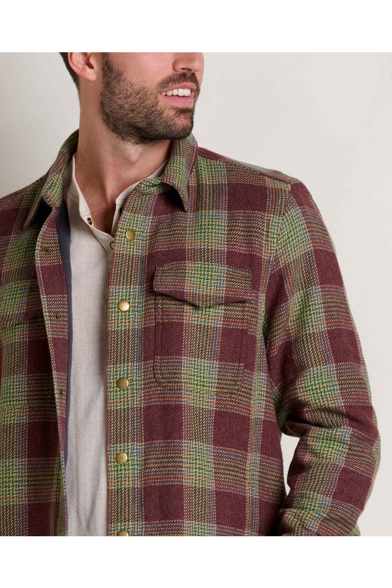 Mojac Shirt Jacket, Alternate, color, Deep Mahogany