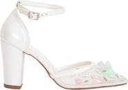 Forever & Always Shoes Ivy 3D Floral Lace High Heels