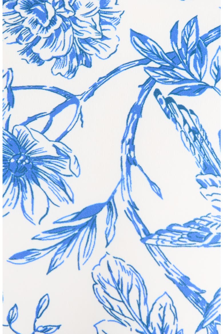 High Waist Bikini Bottoms, Alternate, color, BLUE CHINOISERIE