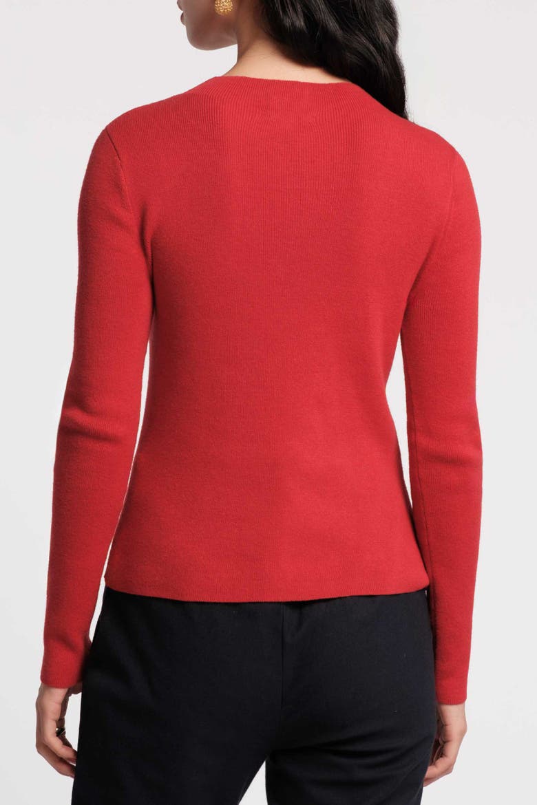 Marie Sweater Long Sleeve, Alternate, color, Red