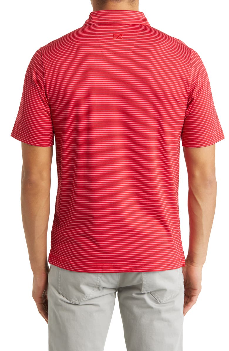 Cutter & Buck Forge Pencil Stripe Polo, Alternate, color, Red