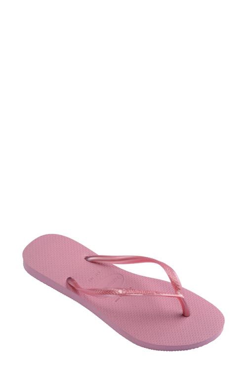 Havaianas Slim Flip Flop In Pink