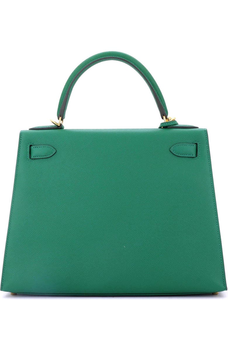 Pre-Owned Hermes Kelly Handbag Green Epsom with Gold Hardware 28, Alternate, color, Vert Vertigo