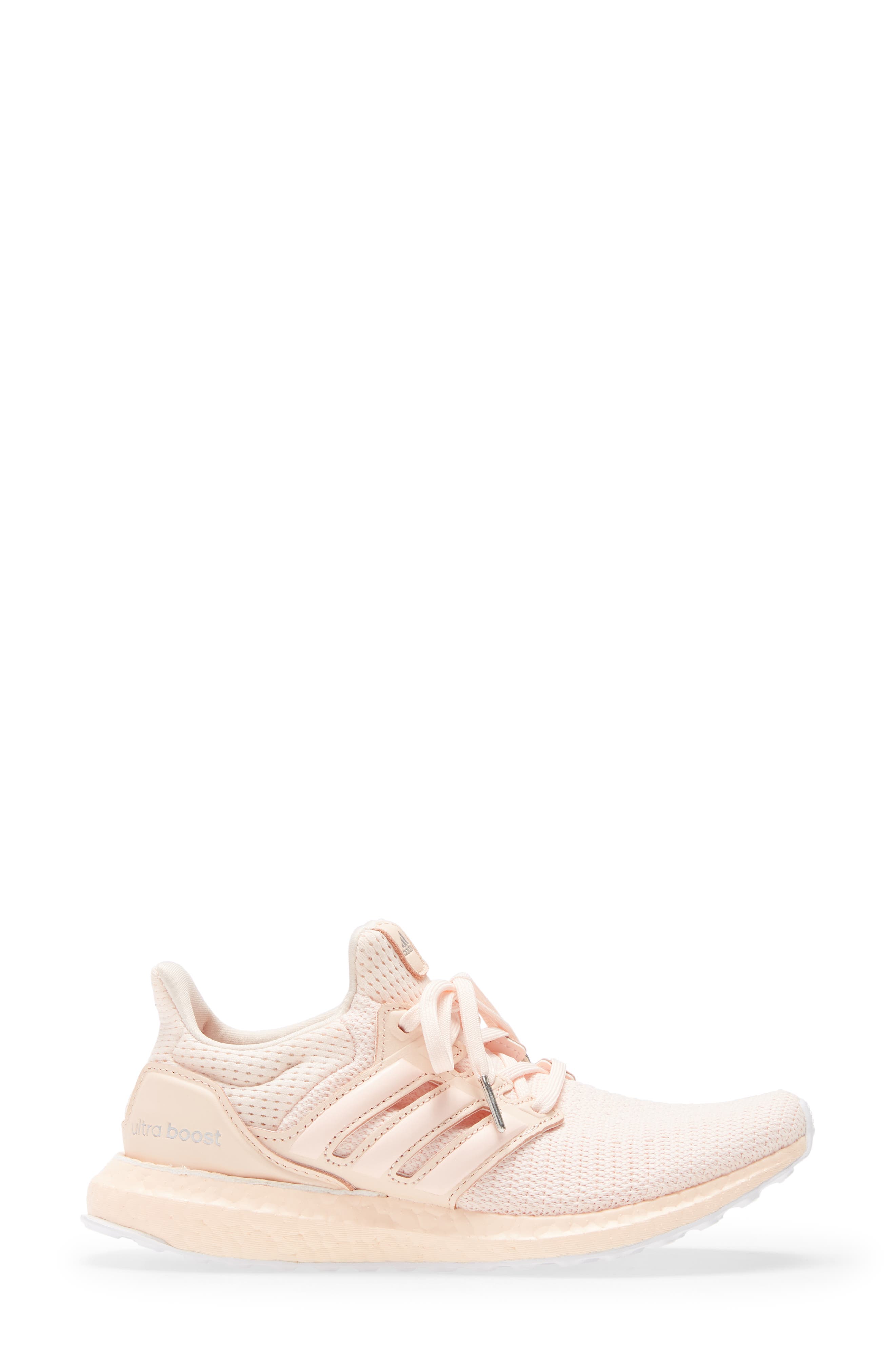 UltraBoost Running Shoe, Alternate, color, PINK TINT/ SILVER/ CORE BLACK