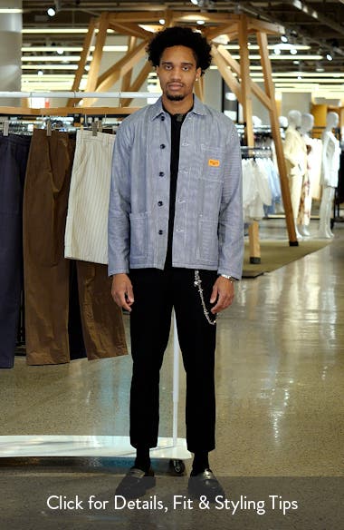 CAL O LINE ★美品★ HICKORY STRIPE JACKET Service Works Hickory Stripe Chore Jacket | Nordstrom