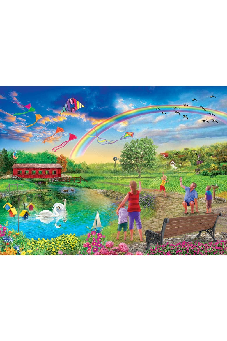 Kite flying 1000 piece Jigsaw Puzzle for Adults, Alternate, color, Multicolor