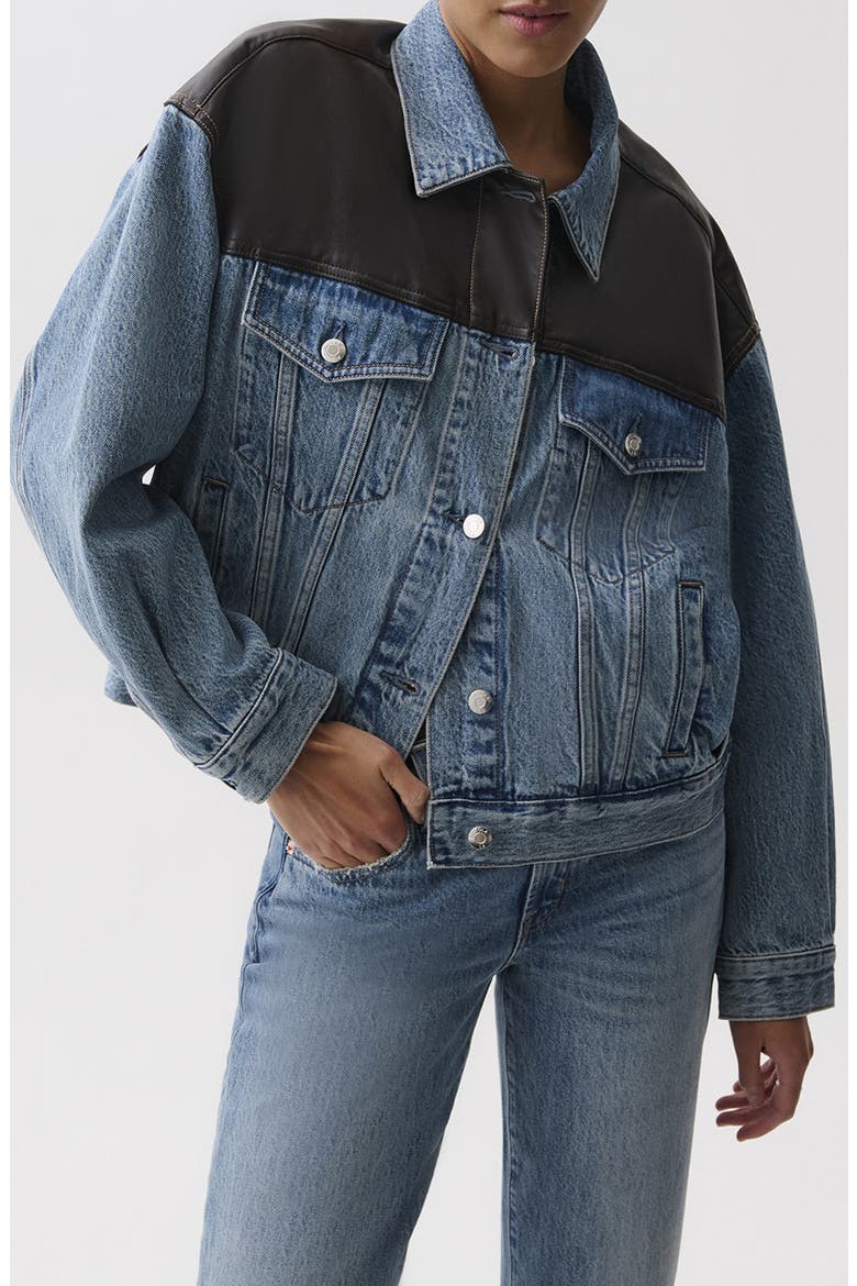 Harley Denim Jacket, Main, color, METROPOLIS