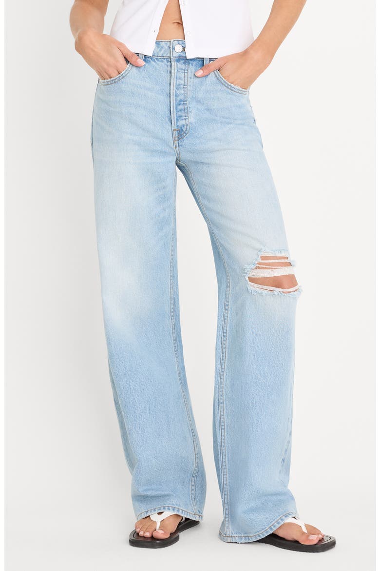 Wide Leg Jeans, Main, color, INDIGO1298