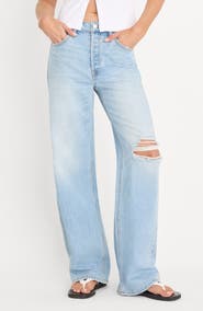 Good American Wide Leg Jeans