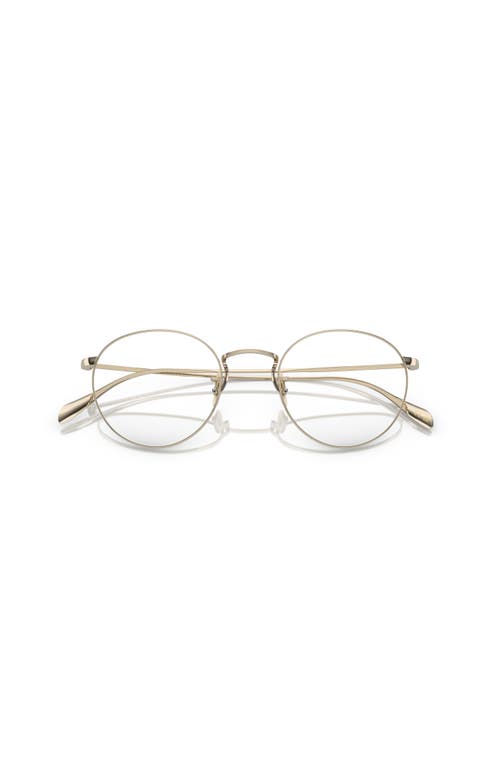Oliver Peoples 47mm Phantos Optical Glasses In Gold