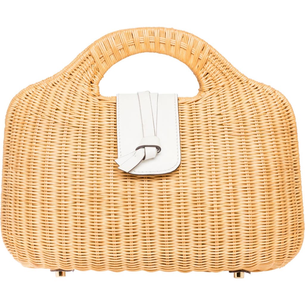 Rafé New York Rafe New York Gen Cut Out Handle Clutch In White