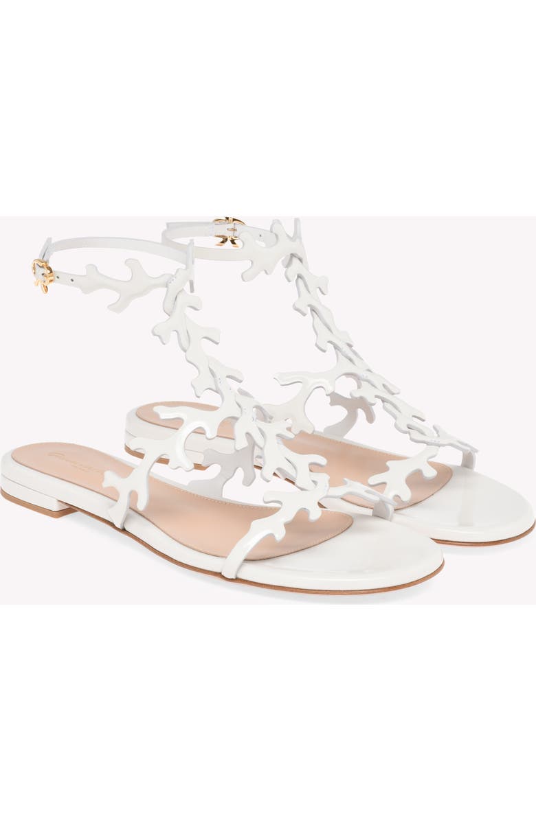 Gianvito Rossi Ocean Flat, Alternate, color, White Nappa