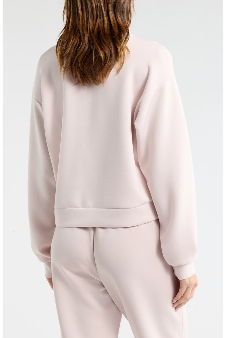 Whisper Knit Quarter Zip Pullover, Alternate, color, PINK HUSH