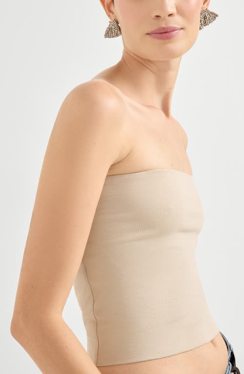 Brunello Cucinelli Bandeau Top In Neutral