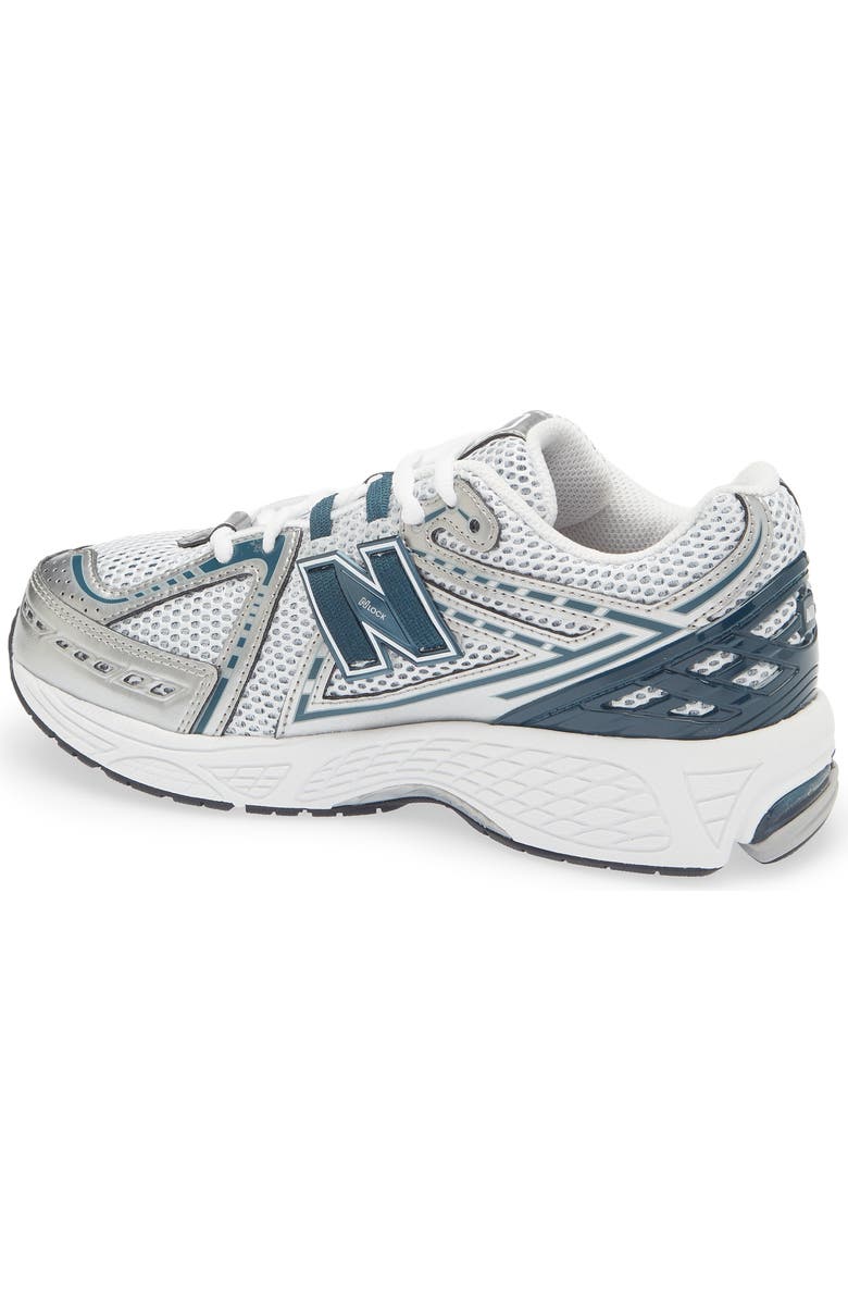 New Balance Kids' 1906 Sneaker, Alternate, color, Silver Metallic/ Deep Ocean
