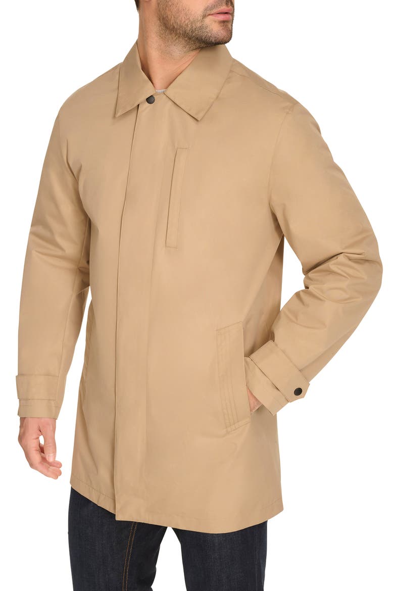 Water Resistant Classic Mac Coat, Alternate, color, KHAKI