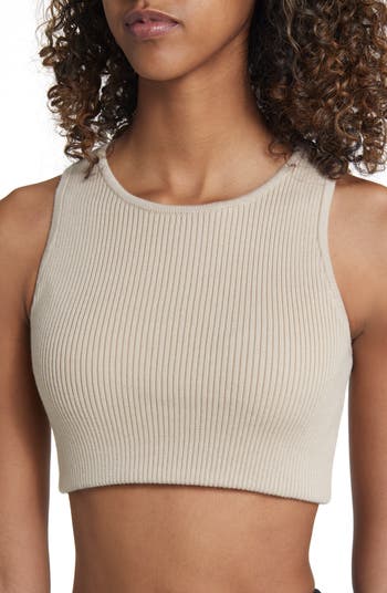 Fear of God Essentials Rib Crop Tank Top | Nordstrom