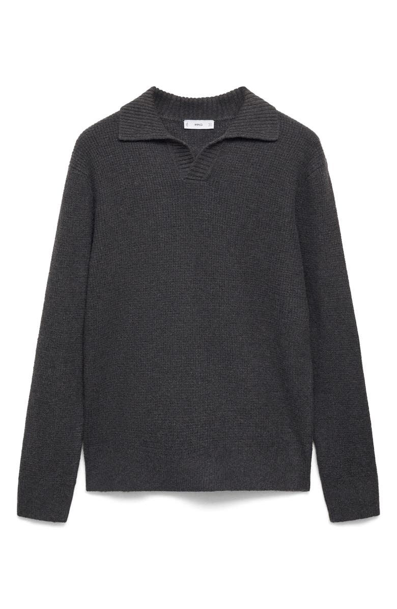 MANGO Polo Sweater, Alternate, color, 