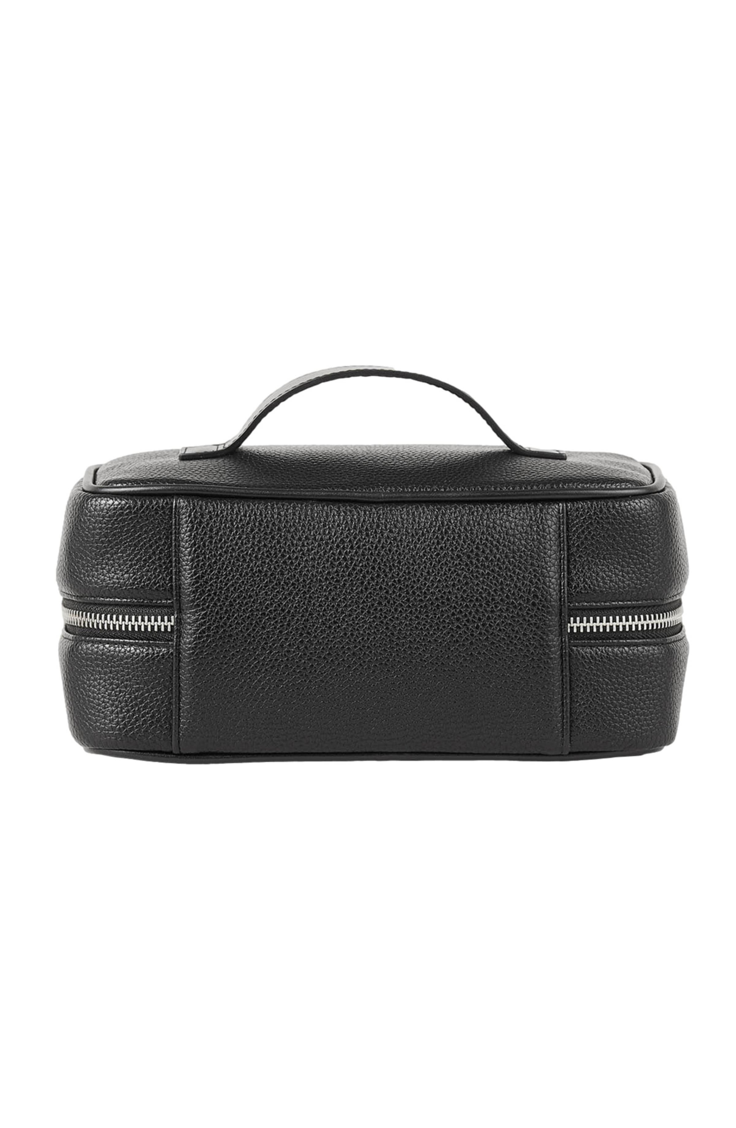 SANDRO Toiletry bag in grained fabric, Alternate, color, 