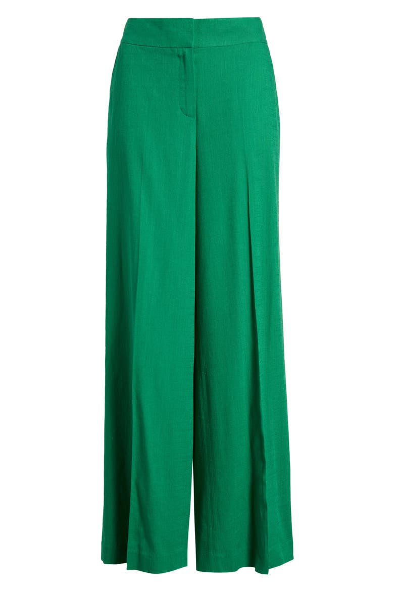 Wide Leg Pants, Alternate, color, PARAKEET