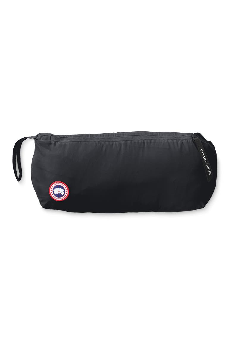 Wilmington Packable 675 Fill Power Down Pullover Jacket, Alternate, color, BLACK