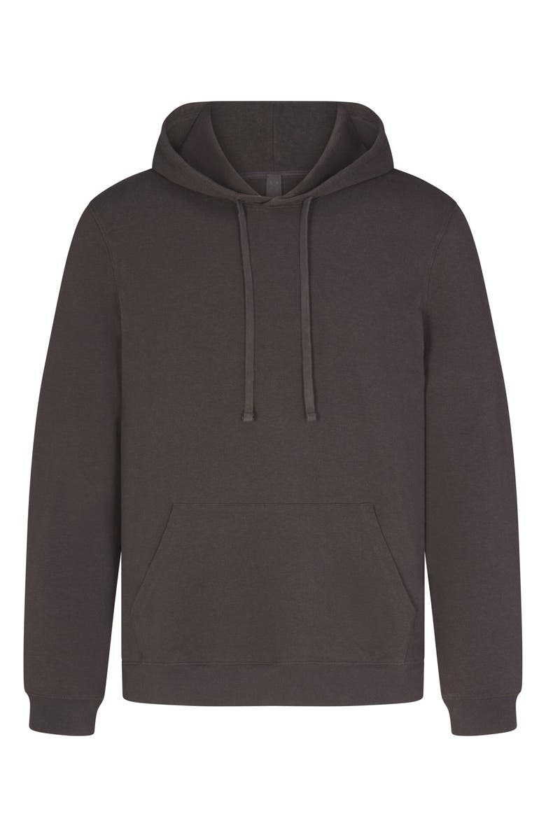 SKIMS Cotton Lounge Hoodie, Alternate, color, Ash