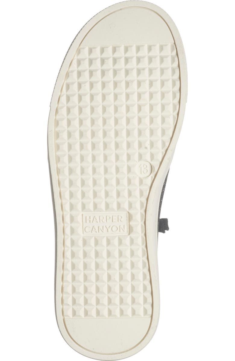 Harper Canyon Kids' Londyn Zip Sneaker Bootie, Alternate, color, Pewter