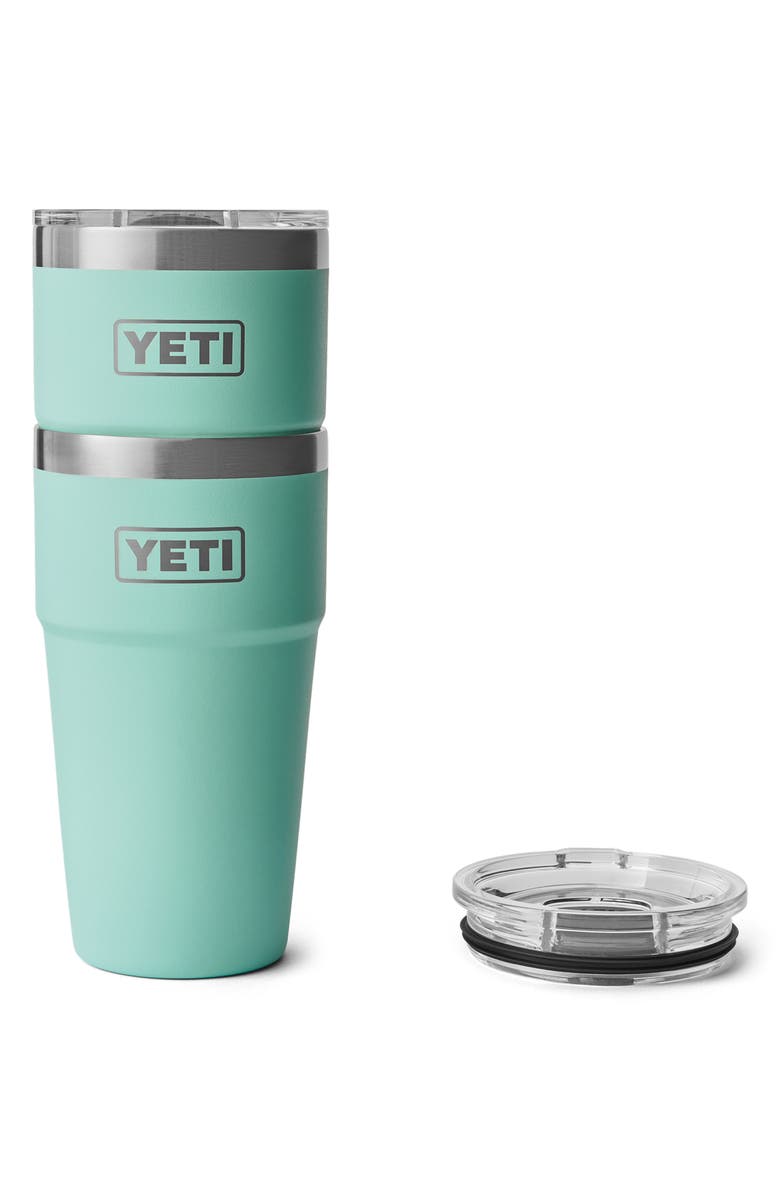 YETI Rambler 20-Ounce Stackable Cup, Alternate, color, Seafoam