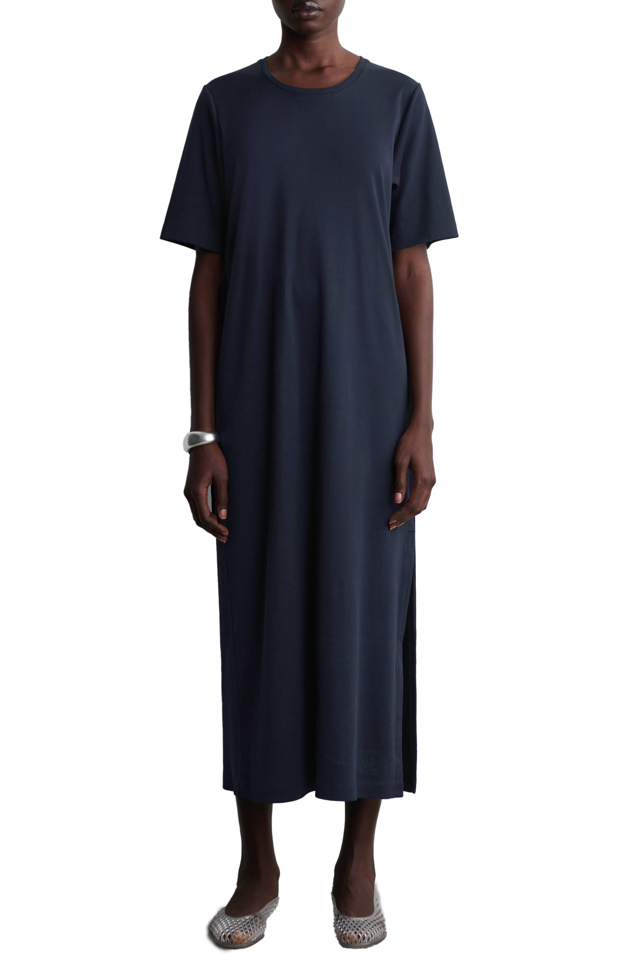 COS Belted Midi T-Shirt Dress
