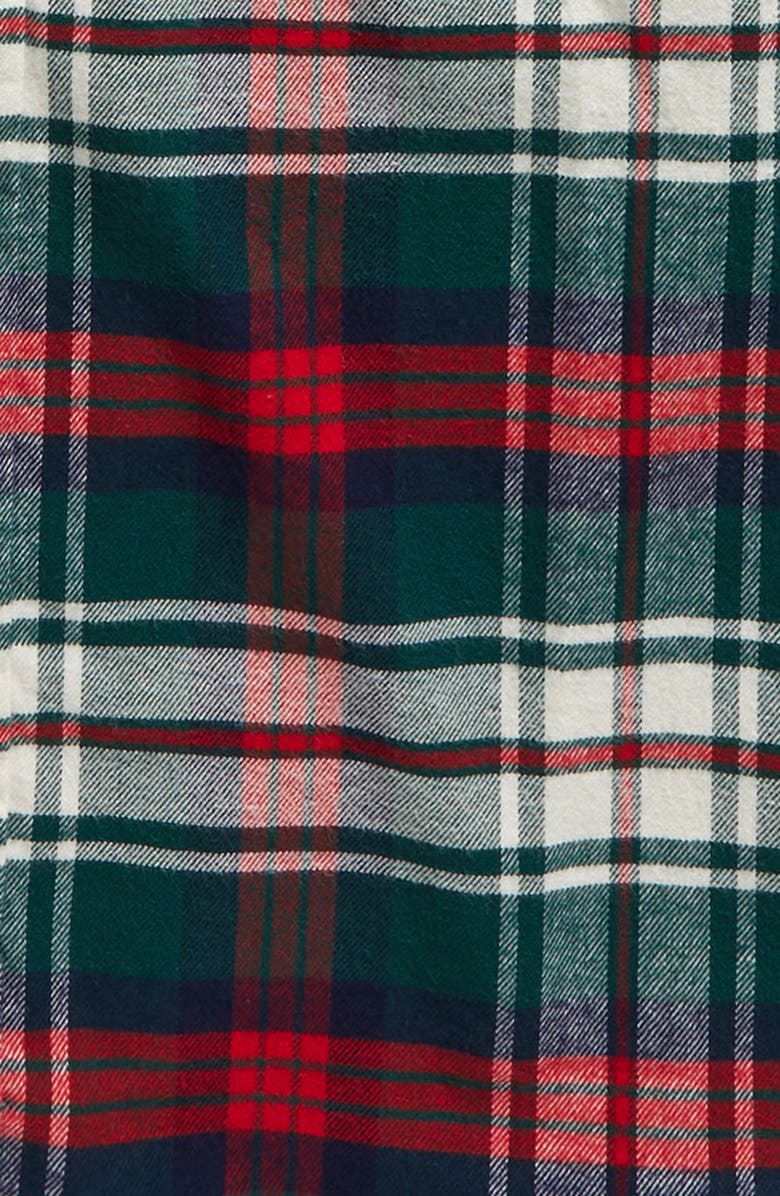 vineyard vines Kids' Check Cotton Stretch Flannel Button-Down Shirt, Alternate, color, 