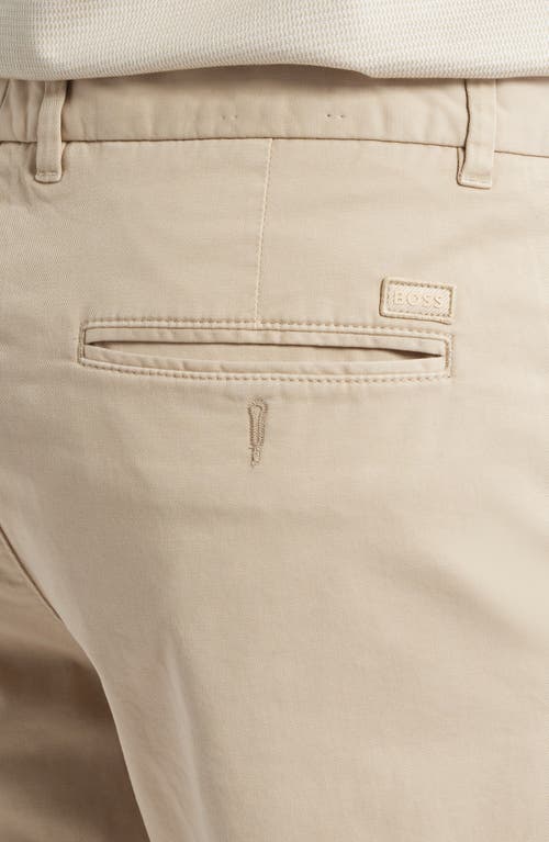 Hugo Boss Boss Slice Shorts In Light Beige