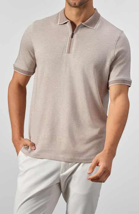 Quarter Zip Knit Polo