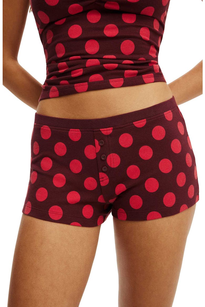 Women's Dreamy Soft Longline Cami, Alternate, color, Lola Spot Gingerberry Cheeky