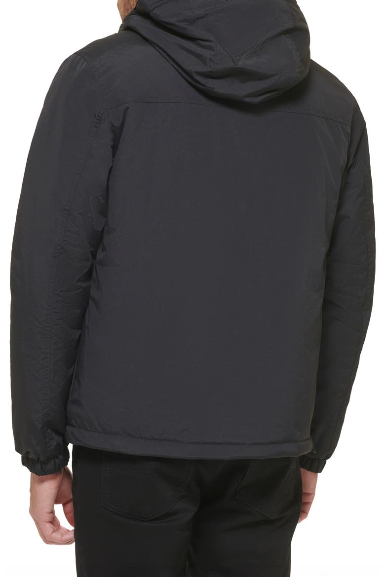 Packable Quarter Zip Windbreaker, Alternate, color, BLACK