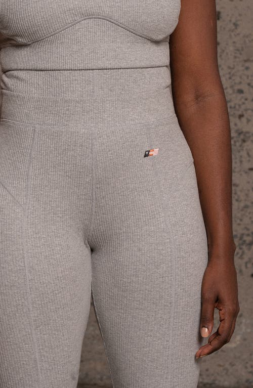 Honor The Gift Command Ribbed Leggings In Athletic Grey