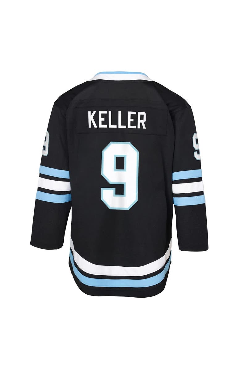 Outerstuff Youth Clayton Keller Black Utah Hockey Club Home Premier Player Jersey, Alternate, color, 