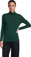 Lands' End Lightweight Jersey Long Sleeve Turtleneck