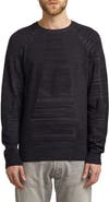 G-STAR 3D Biker Textureblock Crewneck Sweater