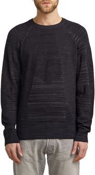 G-STAR 3D Biker Textureblock Crewneck Sweater