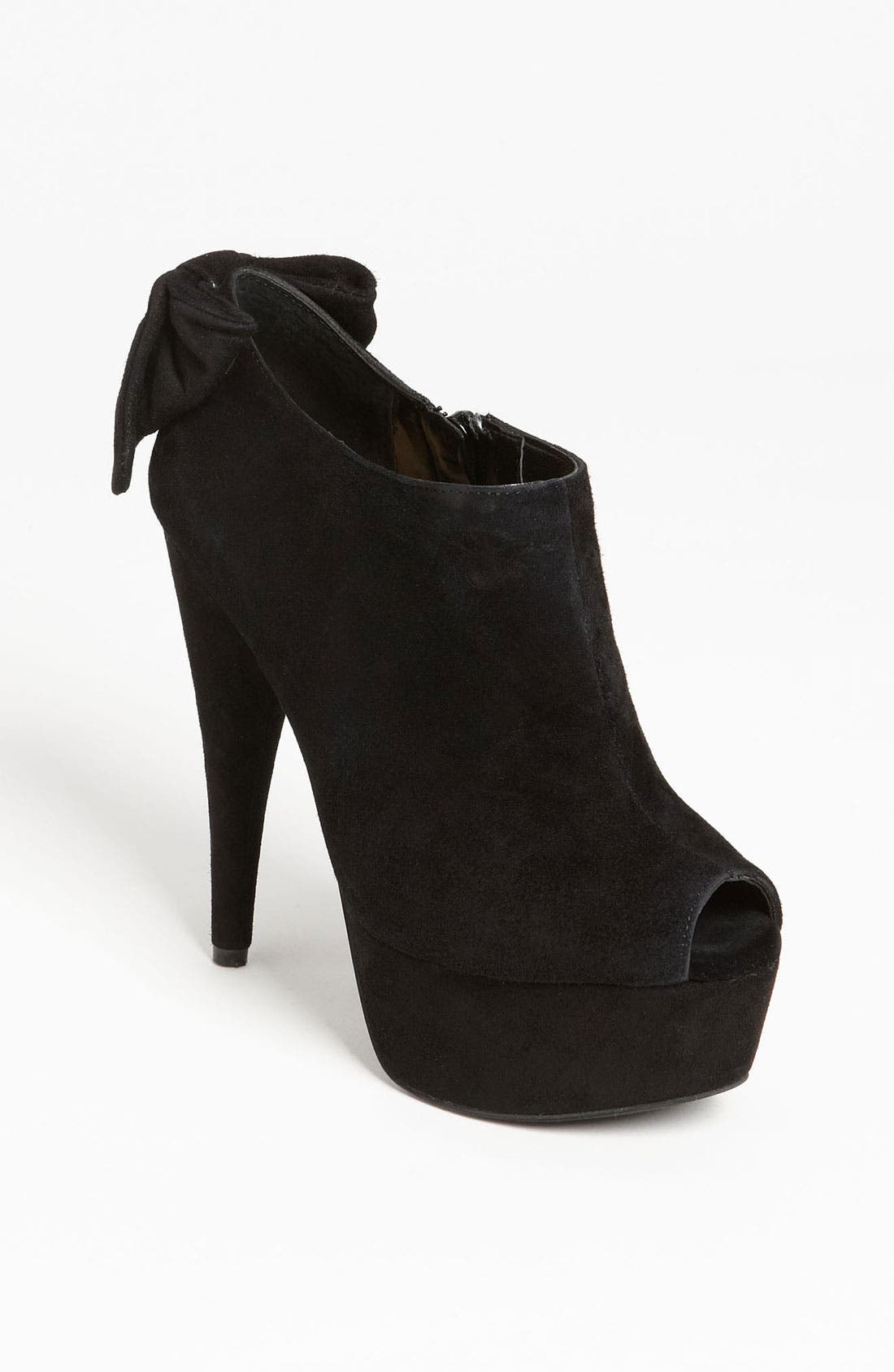 'Raurie' Bootie, Main, color, BLACK SUEDE